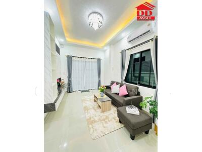 ขาย - ขายทาวน์เฮาส์ ชั้นเดียว อำเภอบางละมุง ชลบุรี หนองปลาไหลใกล้ถนน สุขุมวิทเพียง500 เมตร รหัส : H8134, ชลบุรี