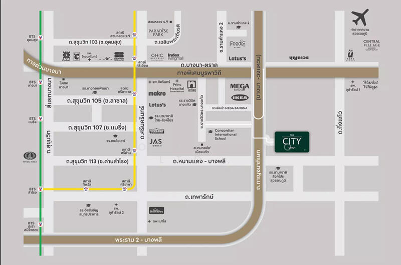 The City Bangna : The City บางนา, สมุทรปราการ, Bang Phli Yai, บางแก้ว, บางพลี, สมุทรปราการ, 285 ตร.ม., บ้านเดี่ยว ให้เช่า, โดย YTD Land&houses Real Estate Agency, 11666155 - DDproperty.com