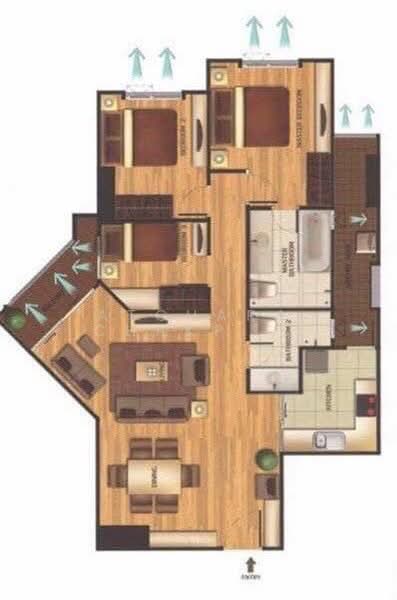 Belle Grand Rama 9, Bangkok, 131 Rama 9 Road, Huai Khwang, Bangkok, 3 Bedrooms, 106 sqm, Condo For Rent, by Atchara Chakpromma, 11667576 - DDproperty.com