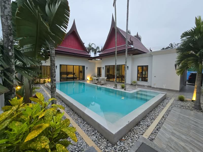 2R0801 Pool villa for rent 3 bedroom 3 bathroom 110,000/month at cherngtalay have fully furnished, ภูเก็ต, เชิงทะเล, ถลาง, ภูเก็ต, 350 ตร.ม., วิลล่า ให้เช่า, โดย PK LIFE Property, 11669615 - DDproperty.com