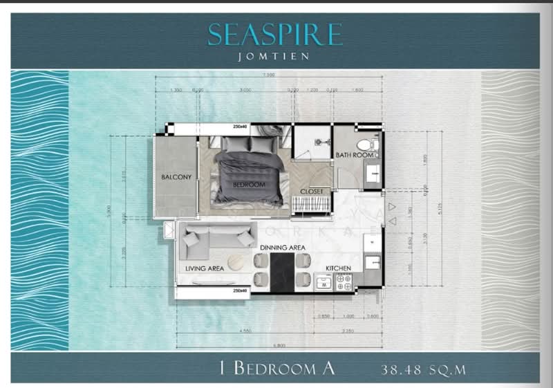 Sea spire condo jomtien, Chon Buri (Pattaya), Nong Pru, Bang Lamung (Pattaya), Chon Buri (Pattaya), Studio, 29 sqm, Condo For Sale, by Arthittaya Chochorkaew, 11671117 - DDproperty.com