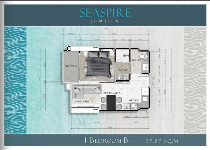 Sea spire condo jomtien, ชลบุรี, หนองปรือ, บางละมุง, ชลบุรี, 29 ตร.ม., คอนโด ขาย, โดย Arthittaya Chochorkaew, 11671117 - DDproperty.com