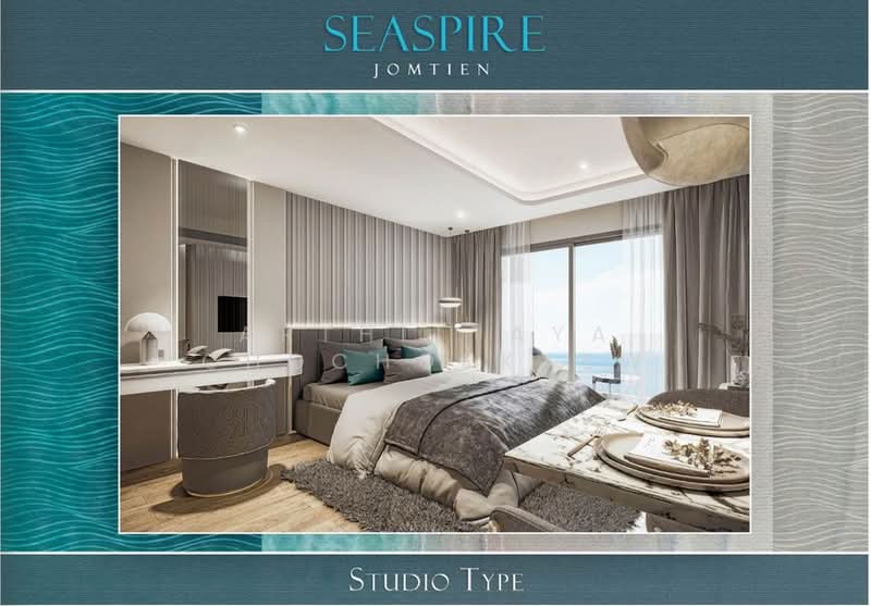 Sea spire condo jomtien, ชลบุรี, หนองปรือ, บางละมุง, ชลบุรี, 29 ตร.ม., คอนโด ขาย, โดย Arthittaya Chochorkaew, 11671117 - DDproperty.com