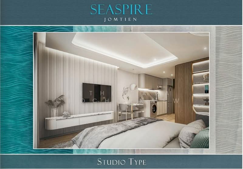 Sea spire condo jomtien, ชลบุรี, หนองปรือ, บางละมุง, ชลบุรี, 29 ตร.ม., คอนโด ขาย, โดย Arthittaya Chochorkaew, 11671117 - DDproperty.com