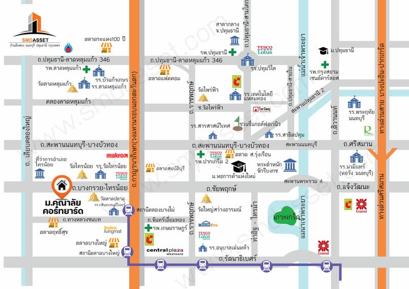 ขายราคาพิเศษ บ้านเดี่ยว 2 ชั้น ม.คุณาลัย คอร์ทยาร์ด ขนาด 50.8 ตร.ว. 3นอน 3น้ำ บ้านหลังใหญ่, Nonthaburi, 212/98 บ้านกล้วย-ไทรน้อย, Phimonrat, Bang Bua Thong, Nonthaburi, 3 Bedrooms, 350 sqm, Single Detached House For Sale, by wipa รุ่งธุระ, 11675161 - DDproperty.com