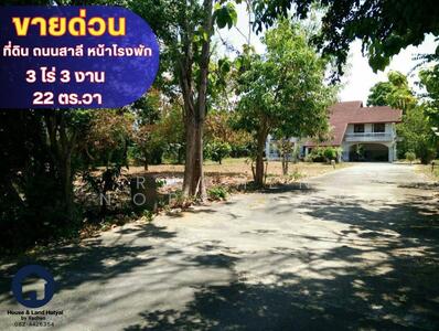 ขาย - ที่ดิน ถนนสาลี หน้าตํารวจภูธรหาดใหญ่, สงขลา