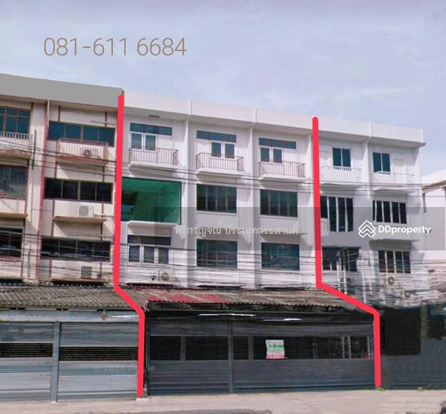 ให้เช่า - ให้เช่า ตึกแถว4.5 ชั้น 3 คูหา ใกล้รถไฟฟ้าสถานีสำโรงเพียง450 เมตร เหมาะทำออฟฟิศ คลินิก โลจิสติกส์, สมุทรปราการ