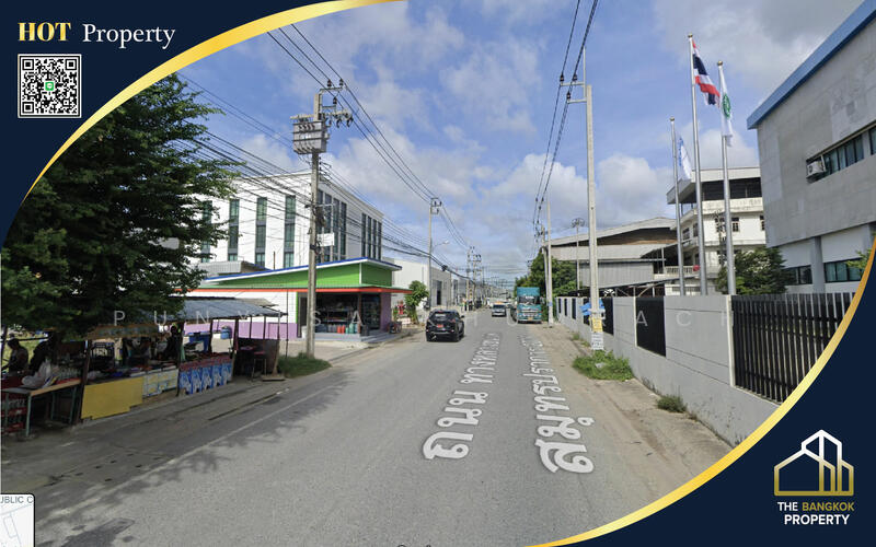 ขาย - ขายที่ดินผังม่วง วัดบัวโรย บางเสาธง สมุทรปราการ, สมุทรปราการ