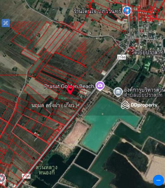 ขาย - ขายที่ดิน พื้นที่ 348 ตร.ว. มี 4โฉนด อยู่เขตทุ่งกระเต็น อ.หนองกี่ จ.บุรีรัมย์, บุรีรัมย์
