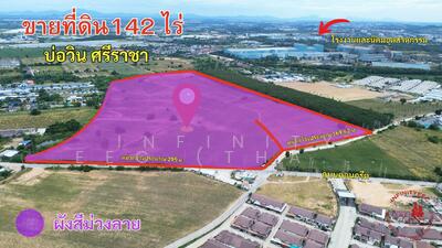 ขาย - ขายที่ดินสีม่วงลาย ราคาถูก พื้นที่เศรษฐกิจ ใกล้นิคมอุตสาหกรรม บ่อวิน ศรีราชา (In1), ชลบุรี