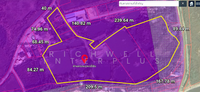 ขาย - ขายที่ดินบางนาง 27 ไร่ สีม่วงใกล้นิคมอมตะ อ.พานทอง, ชลบุรี