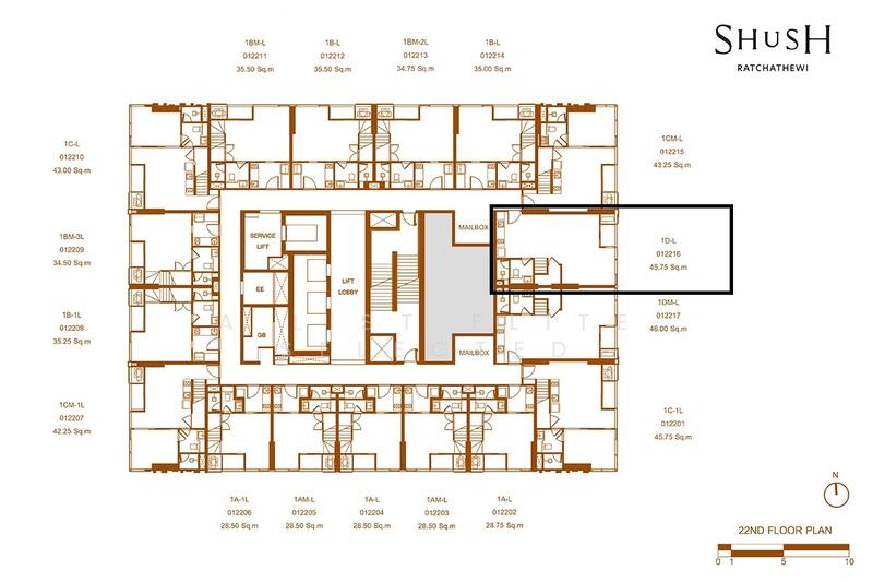 SHUSH Ratchathewi, Bangkok, Phayathai Road, Thung Phaya Thai, Ratchathewi, Bangkok, 2 Bedrooms, 75 sqm, Condo For Sale, by A LIST ELITE SELECTED, 11690974 - DDproperty.com