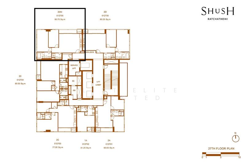 SHUSH Ratchathewi, Bangkok, Phayathai Road, Thung Phaya Thai, Ratchathewi, Bangkok, 2 Bedrooms, 81 sqm, Condo For Sale, by A LIST ELITE SELECTED, 11690986 - DDproperty.com