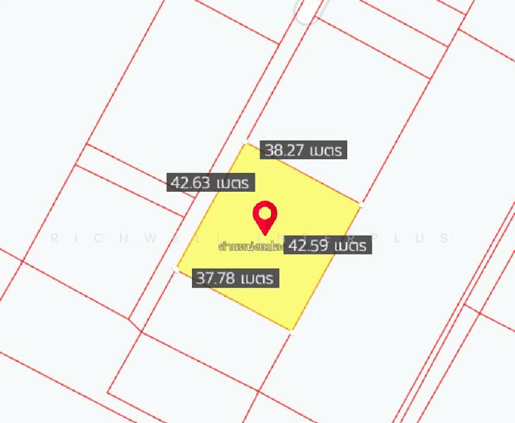 For sale: purple land with a beautiful square pattern, 1 rai, 40 meters wide,, Rayong, Makhamku, Nikhom Pattana, Rayong, , 1,600 sqm, Land For Sale, by RICHWELL INTERPLUS, 11692083 - DDproperty.com