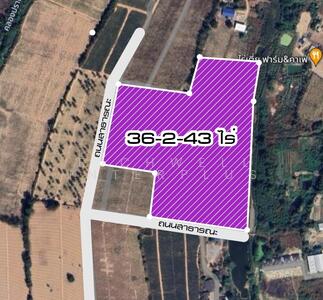 ขาย - ขายที่ดินปลวกแดง ห้วยปราบ-มาบยางพรสีม่วงลาย 42 ไร่ ใกล้นิคมWHA-10กม.ใกล้โรบินสันบ่อวิน-7กม, ระยอง