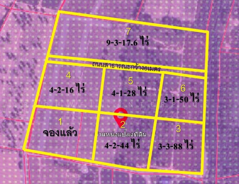 Purple land for sale, 4 rai, Huai Prab - Map Yang Phon, suitable for building a dormitory,, Rayong, Mapyangphon, Pluak Daeng, Rayong, , 6,912 sqm, Land For Sale, by RICHWELL INTERPLUS, 11692126 - DDproperty.com