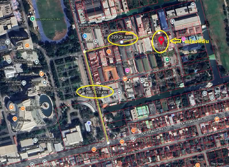 ที่ดินเปล่า 250 ตรวหน้ามหาวิทยาลัยรังสิต (เมืองเอก), Pathum Thani, ถนนวิภาวดี รังสิต  หลักหก เมืองปทุมธานี, Lak Hok, Muang Pathum Thani, Pathum Thani, , 1,000 sqm, Land For Sale, by ภัทรนัน อิศรางกูร ณ อยุธยา, 11694898 - DDproperty.com