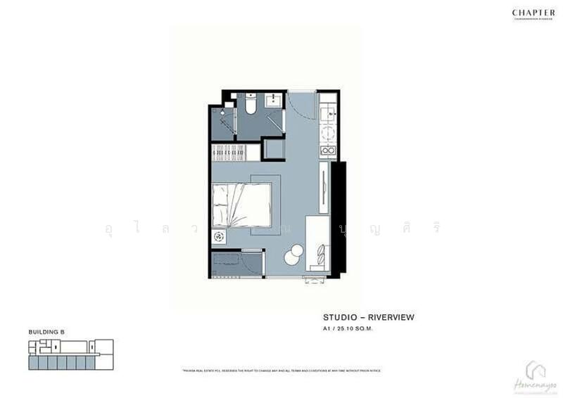 Chapter Charoennakhon–Riverside, Bangkok, Charoennakorn Road, Bang Lam Phu Lang, Khlong San, Bangkok, Studio, 26 sqm, Condo For Rent, by Ulaiwan Boonsiri, 11695902 - DDproperty.com