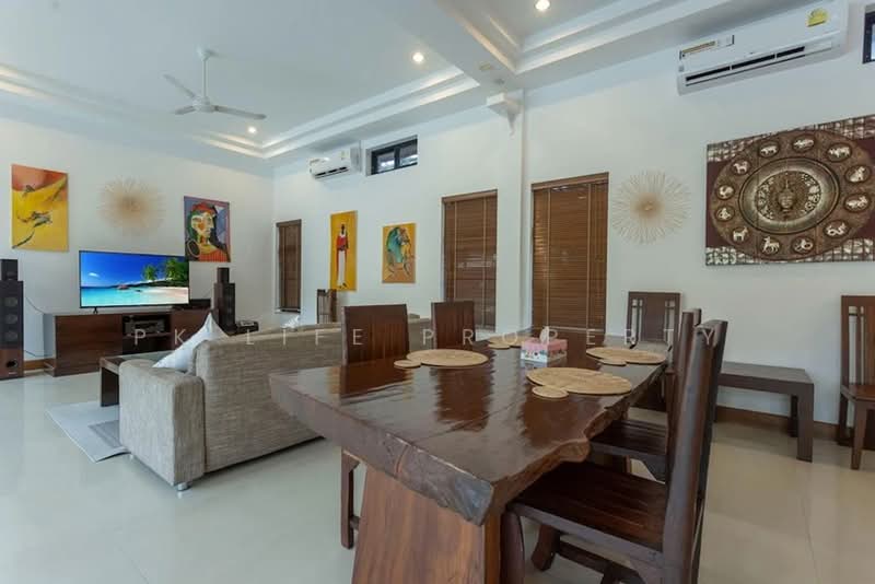 ให้เช่า - 8R0675 Pool villa for rent 4 bedroom 4 bathroom 100,000/month at chalong have fully furnished, ภูเก็ต