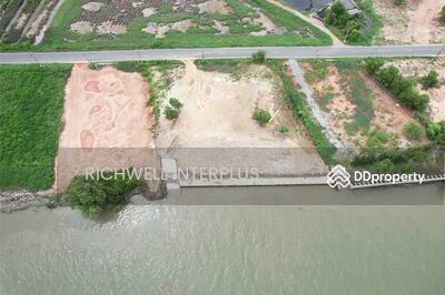 ขาย - ขายที่ดินติดแม่น้ำบางปะกง 2 ไร่ บ้านโพธิ์ วิวสวย 180 องศาบรรยากาศดีสุดพรีเมี่ยม, ฉะเชิงเทรา
