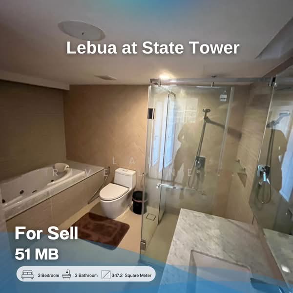 State Tower, Bangkok, 1055 Silom Road, Silom, Bang Rak, Bangkok, 3 Bedrooms, 347 sqm, Condo For Sale, by Land Riverline Real Estate, 11698326 - DDproperty.com