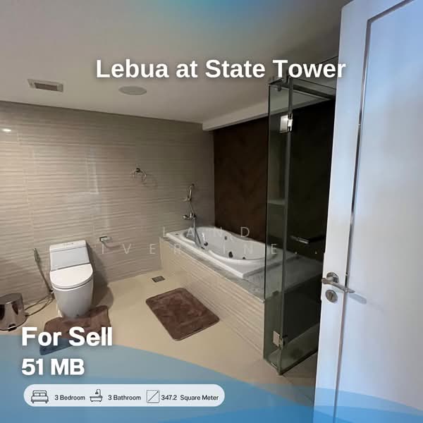 State Tower, Bangkok, 1055 Silom Road, Silom, Bang Rak, Bangkok, 3 Bedrooms, 347 sqm, Condo For Sale, by Land Riverline Real Estate, 11698326 - DDproperty.com