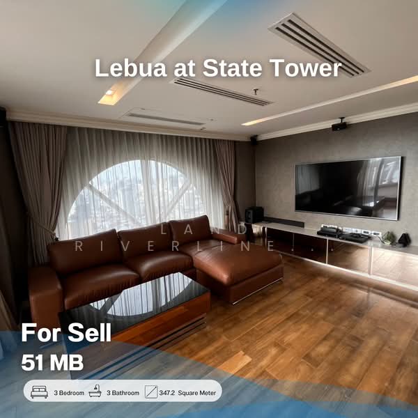 State Tower, Bangkok, 1055 Silom Road, Silom, Bang Rak, Bangkok, 3 Bedrooms, 347 sqm, Condo For Sale, by Land Riverline Real Estate, 11698326 - DDproperty.com