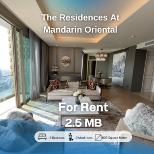 For Rent - The Residences At Mandarin Oriental, Bangkok