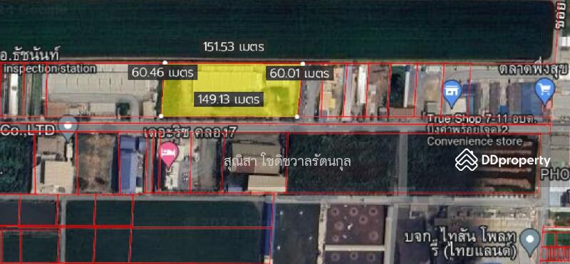 For Sale - Factory for sale, 6 rai 22 sq m, Lam Luk Ka Khlong 7, Pathum Thani, Pathum Thani