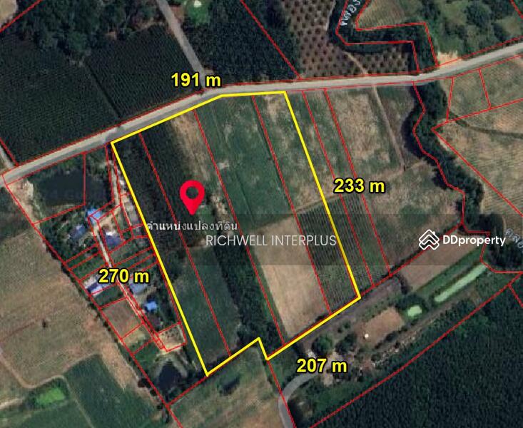 For Sale - Land for sale, high-rise building behind Asia Clean Industrial Estate, area 30 rai,, Chon Buri