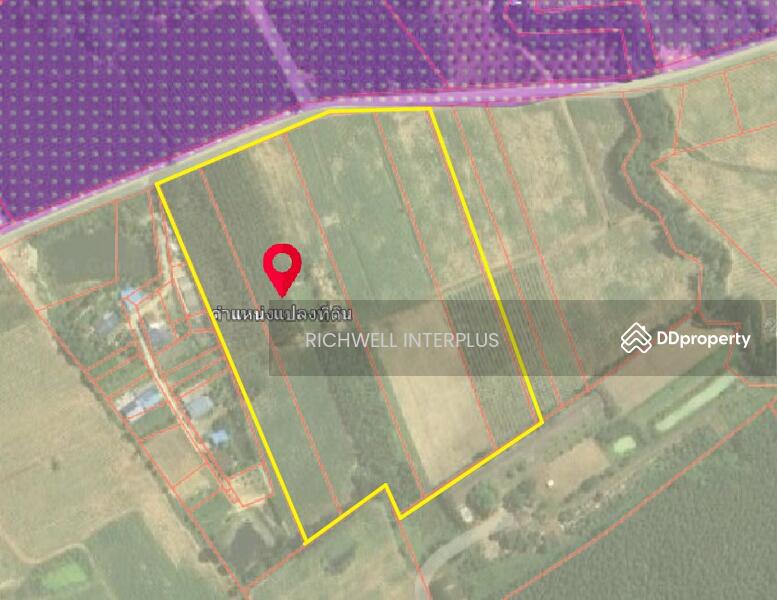 For Sale - Land for sale, high-rise building behind Asia Clean Industrial Estate, area 30 rai,, Chon Buri