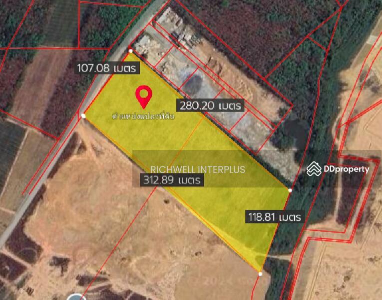 For Sale - Land for sale in Map Kha, next to a concrete road, 20 rai, next to CPGC Industrial Estate., Rayong