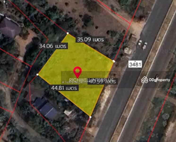 For Sale - Land for sale in Bang Det, area 1 rai, next to four-lane road 3481, already filled., Prachin Buri