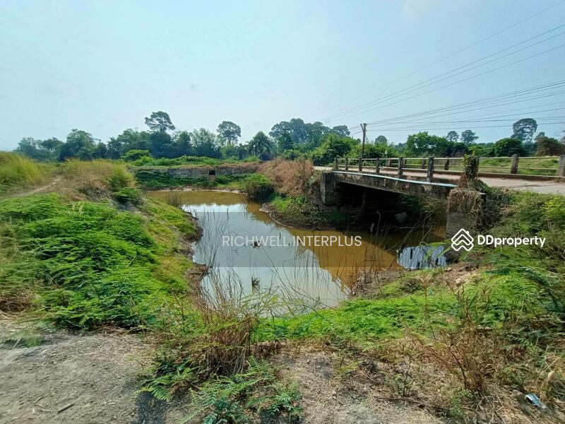 For Sale - Land for sale in Dong Khilek, 2 rai, cheap price, next to a canal, near Suwannason Road 33,, Prachin Buri
