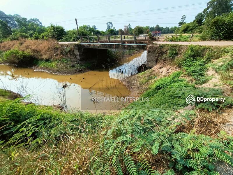 For Sale - Land for sale in Dong Khilek, 2 rai, cheap price, next to a canal, near Suwannason Road 33,, Prachin Buri