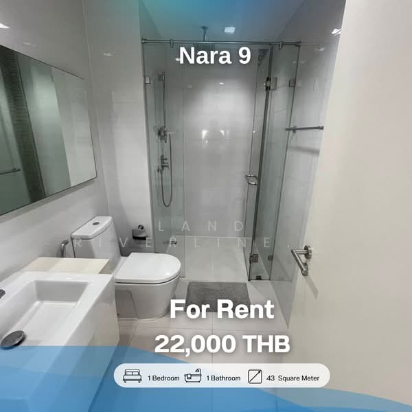 Nara 9 by Eastern Star, Bangkok, Naradhiwas Rajanagarindra Road, Thung Maha Mek, Sathon, Bangkok, 1 Bedroom, 43 sqm, Condo For Rent, by Land Riverline Real Estate, 11701921 - DDproperty.com
