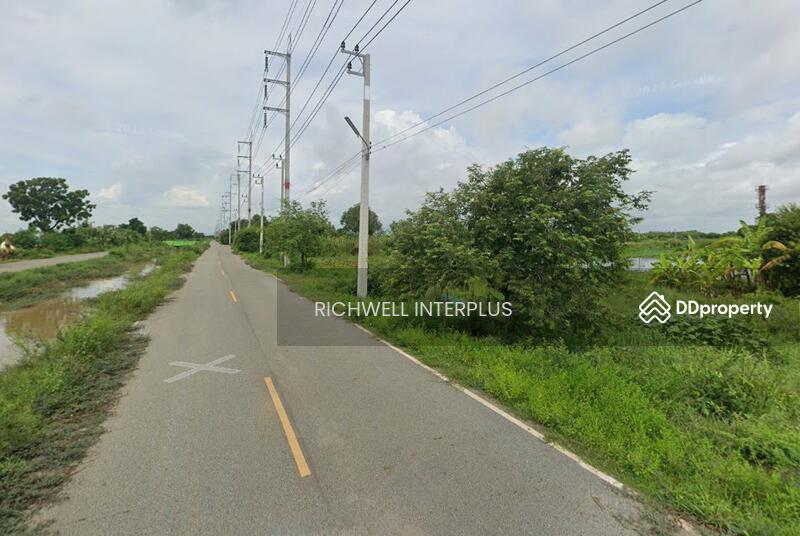 For Sale - Land for sale in Laem Pradu, area 200 sq m, next to the irrigation canal road., Chachoengsao