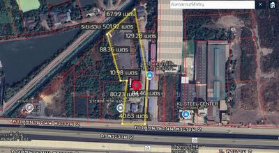 ขาย - ขายที่ดินพระราม2 เนื้อที่ 5-1-36 ไร่ ที่ดิน ถม เเละเทพื้นคอนกรีต เสริมเหล็ก, สมุทรสาคร