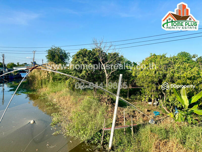 For Sale - ที่ดินพร้อมสิ่งปลูกสร้าง อำเภอบางเสาธง สมุทรปราการ เนื้อที่ 3 ไร่ 2 งาน 13 ตารางวา, Samut Prakan