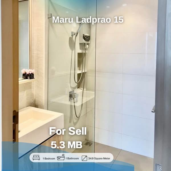Maru Ladprao 15 : Maru ลาดพร้าว 15, กรุงเทพ, ซอยลาดพร้าว 15, จอมพล, จตุจักร, กรุงเทพ, 35 ตร.ม., คอนโด ขาย, โดย Land Riverline Real Estate, 11706305 - DDproperty.com
