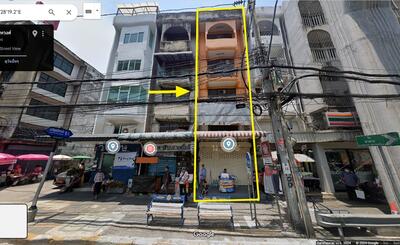 ขาย - ขาย ตึกแถว 4 ชั้น ครึ่ง ติดถนน จรัญสนิทวงศ์ ปากซอย จรัญฯ 1/1 ติด 7/11 ใกล้ MRT ท่าพระ เหมาะค้าขาย, กรุงเทพ