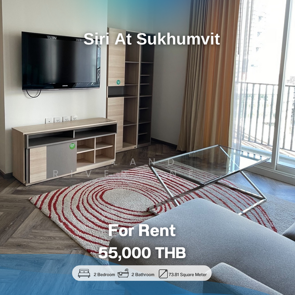 Siri At Sukhumvit, Bangkok, 902 Sukhumvit Road, Phra Kanong, Khlong Toei, Bangkok, 2 Bedrooms, 74 sqm, Condo For Rent, by Land Riverline Real Estate, 11711627 - DDproperty.com