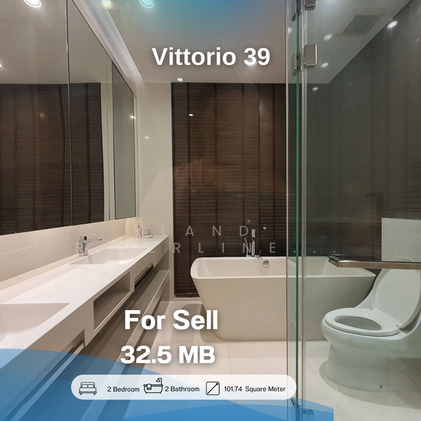 Vittorio 39, Bangkok, 8 Sukhumvit, Khlong Tan Nua, Watthana, Bangkok, 2 Bedrooms, 102 sqm, Condo For Sale, by Land Riverline Real Estate, 11711866 - DDproperty.com