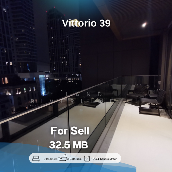 Vittorio 39, Bangkok, 8 Sukhumvit, Khlong Tan Nua, Watthana, Bangkok, 2 Bedrooms, 102 sqm, Condo For Sale, by Land Riverline Real Estate, 11711866 - DDproperty.com