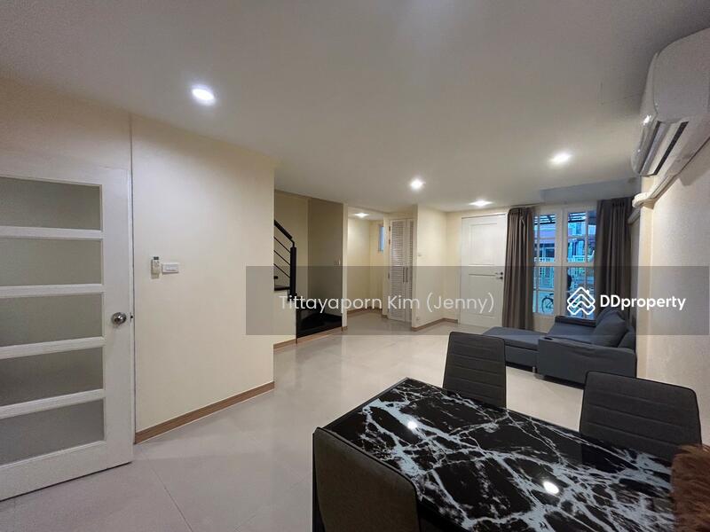 For Rent - Rockgarden Townhome 3F 4 Bed 4 Bath 2 Parking Near The Regent International School Rama 9, Bangkok