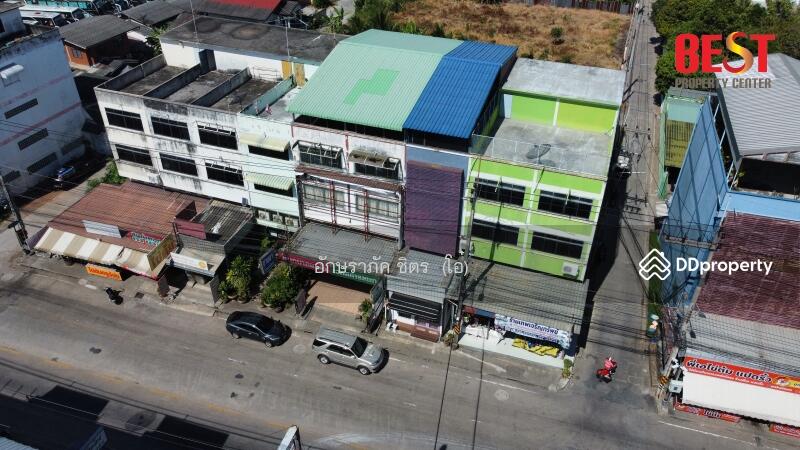 ขาย - ขาย อาคารพาณิชย์ 4 ชั้น ติดถนนใหญ่ + ดาดฟ้า + ที่ดินเปล่าด้านหลัง ซอย เทพคุณากร 12, ฉะเชิงเทรา