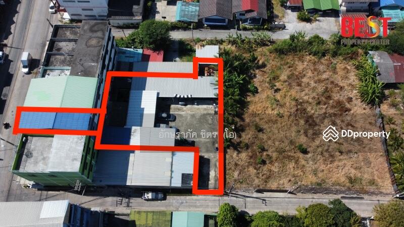 ขาย - ขาย อาคารพาณิชย์ 4 ชั้น ติดถนนใหญ่ + ดาดฟ้า + ที่ดินเปล่าด้านหลัง ซอย เทพคุณากร 12, ฉะเชิงเทรา