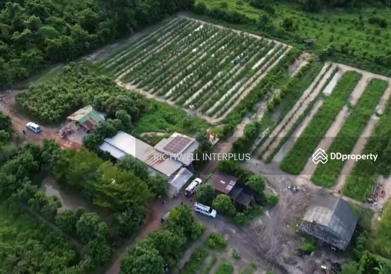 For Sale - Land for sale in Mai Khet with a garden house, total area 11 rai,, Prachin Buri