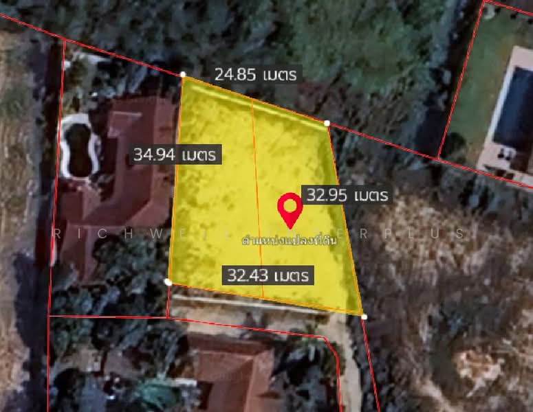 Land for sale in Pong Pattaya, Bang Lamung, filled in, 226 sq.w., fenced,, Chon Buri (Pattaya), Poong, Bang Lamung (Pattaya), Chon Buri (Pattaya), , 904 sqm, Land For Sale, by RICHWELL INTERPLUS, 11715163 - DDproperty.com
