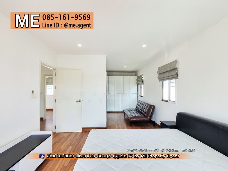 Pruksa Ville 73 Patthanakan, Bangkok, Soi Pattanakarn 38, Suan Luang, Bangkok, 3 Bedrooms, 135 sqm, Single Detached House For Rent, by Ponwimol Wipanarapai, 11717801 - DDproperty.com